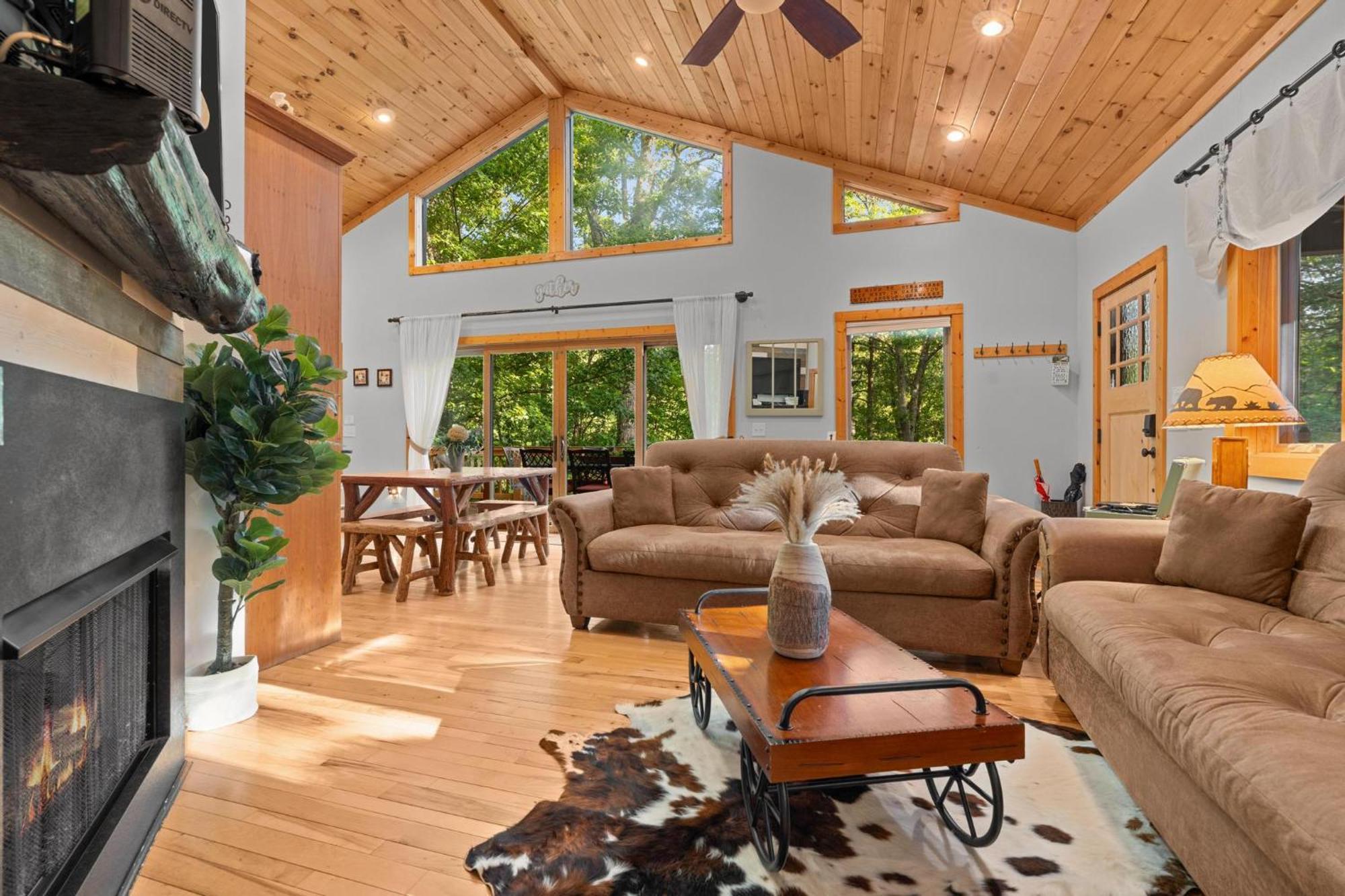 Serene Mountain And Sunset Views 3Bd Cabin Franklin Extérieur photo