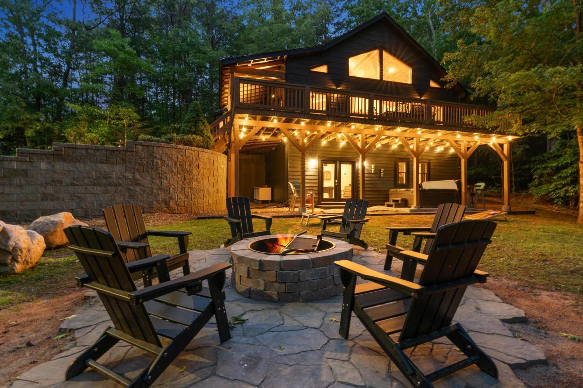 Serene Mountain And Sunset Views 3Bd Cabin Franklin Extérieur photo