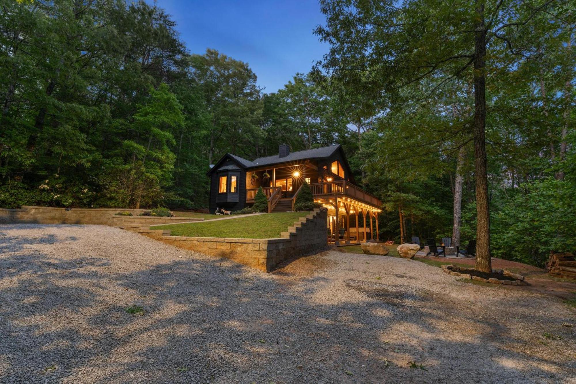 Serene Mountain And Sunset Views 3Bd Cabin Franklin Extérieur photo